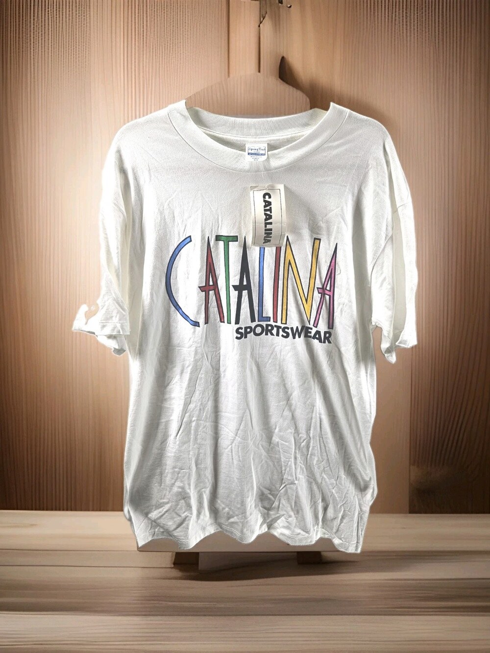 Vintage 90s Catalina Sportswear T Shirt Mens XL Spring Ford Single Stitch USA